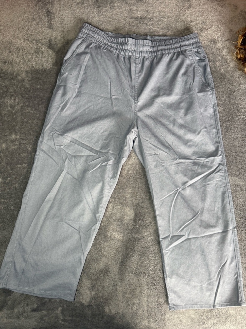 North Face Girls XL Gray Elastic Waist Pants